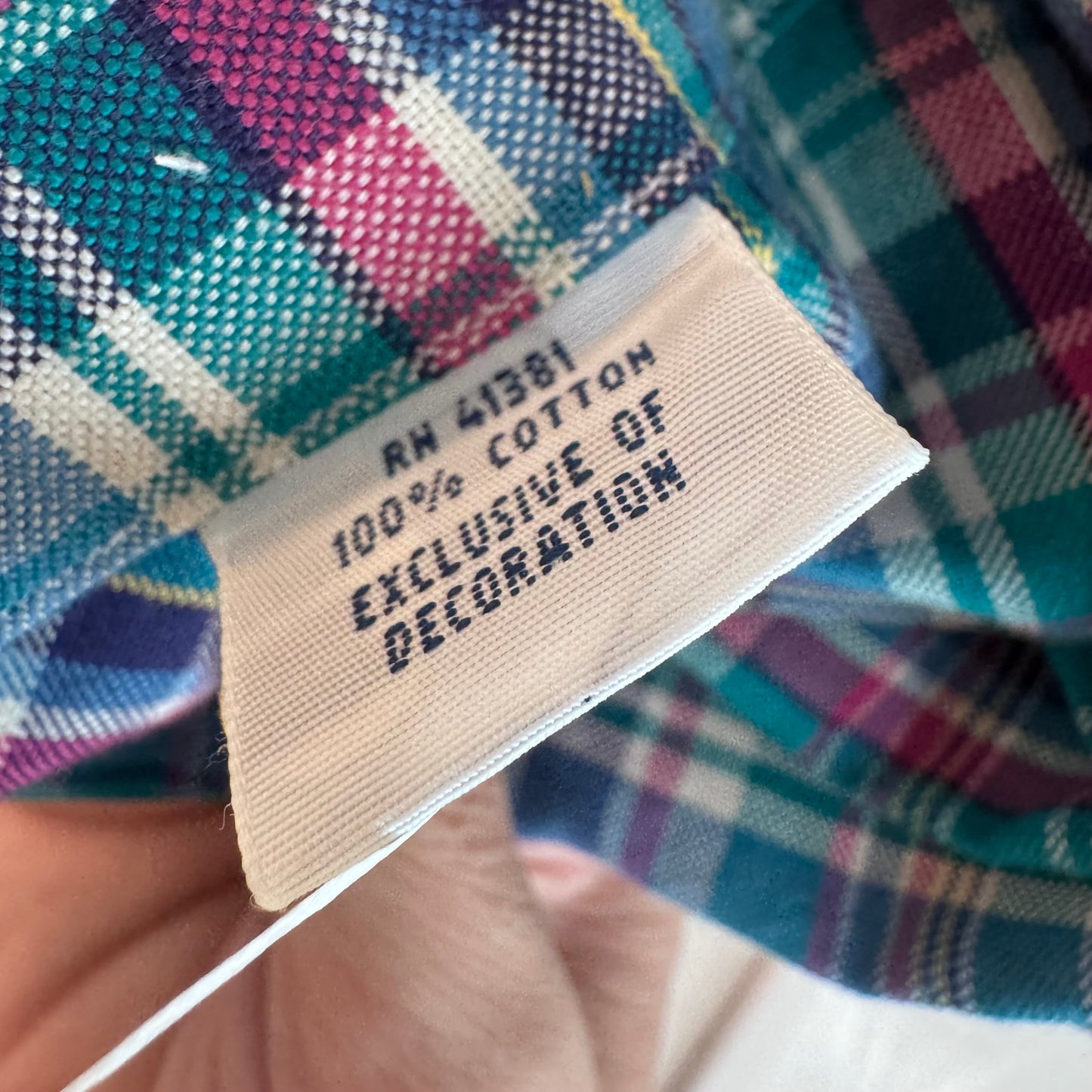 Polo Ralph Lauren Men’s Classic Fit Plaid Long Sleeve Shirt – Size 3XB (Big) – Green/Teal Multi