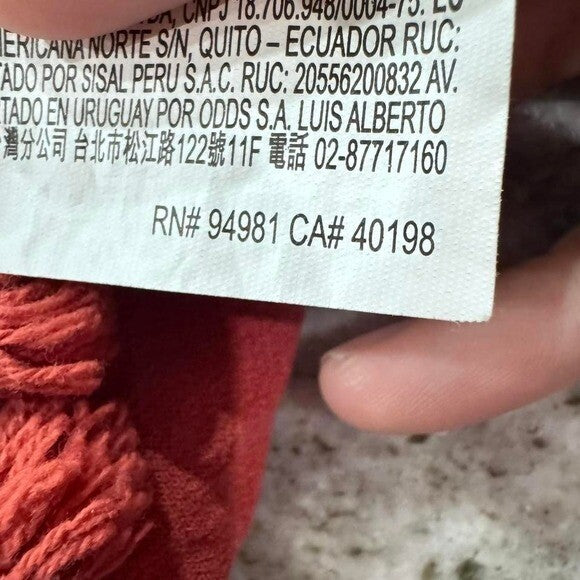 Forever 21 Off the shoulder crop top with pom pom detail size small