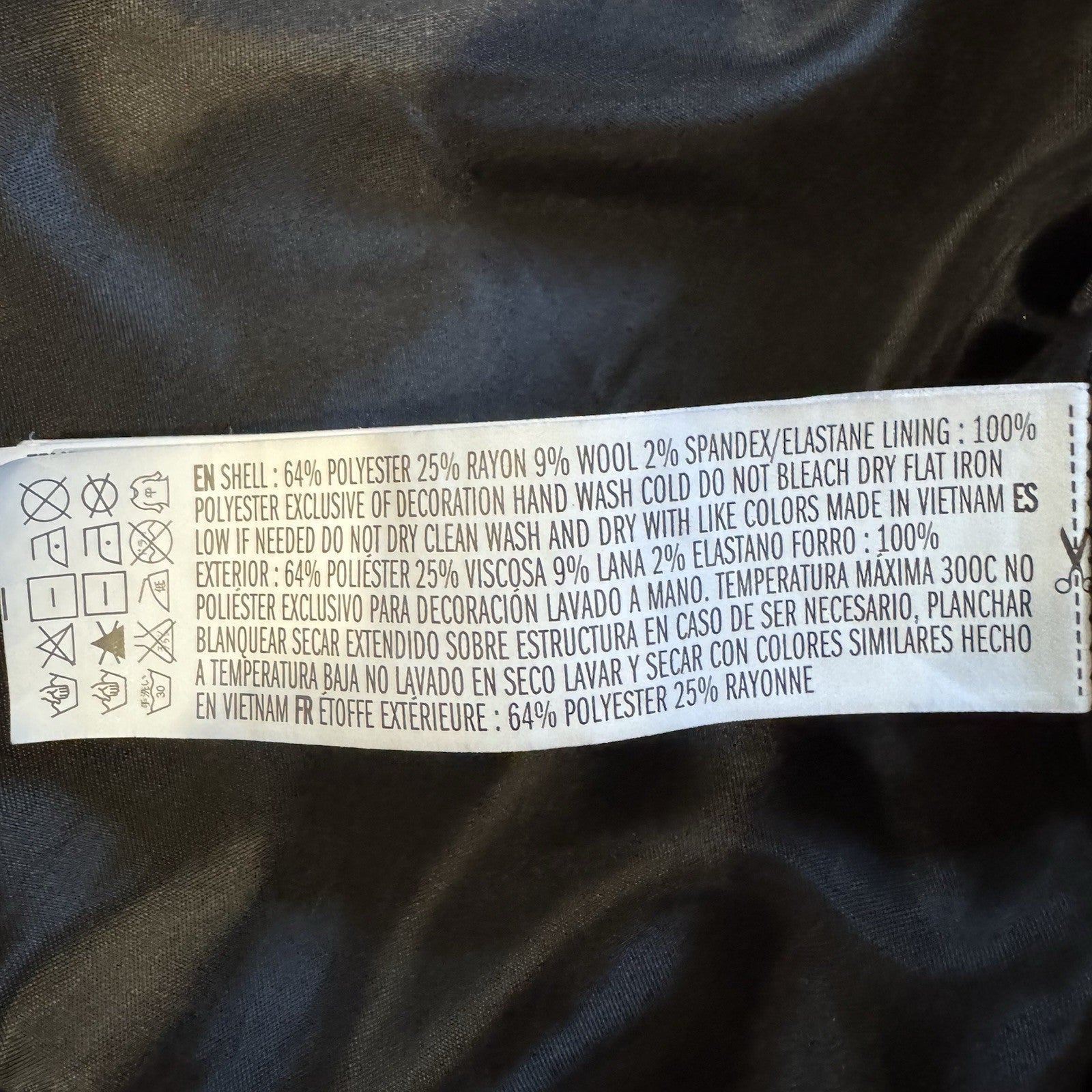 Forever 21 Black Satin Trim Blazer | Tuxedo Style | Size Large | Sleek + Chic