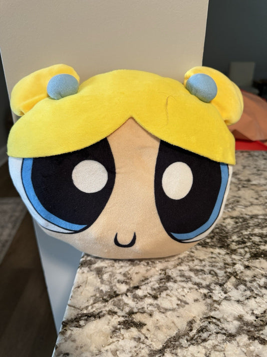 Powerpuff Girls Plush Pillow Bubbles Plush Pillow Toy Vintage Y2K