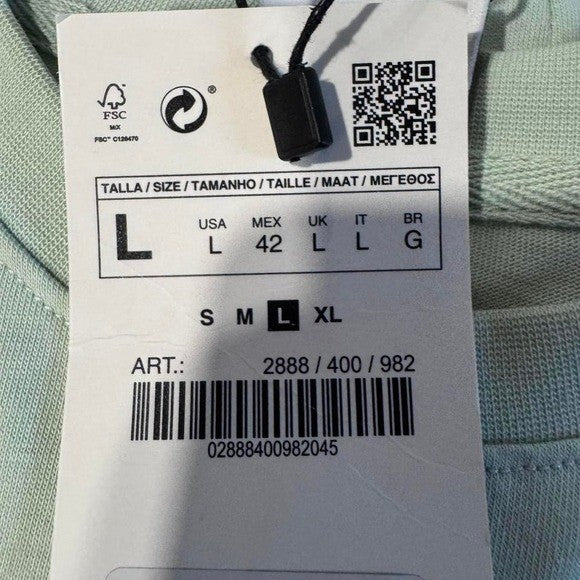 Reality Is Broken Zara Done With My Cyber Life Green Shirt L Large