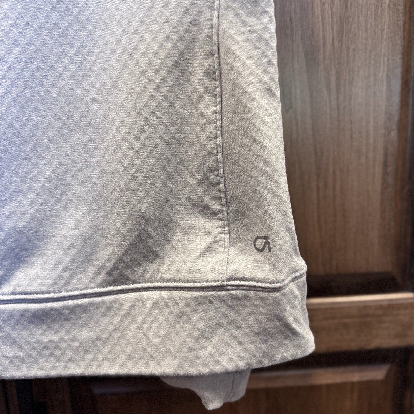 GapFit Funnel Neck Light Gray Pullover Sweatshirt Women’s Large