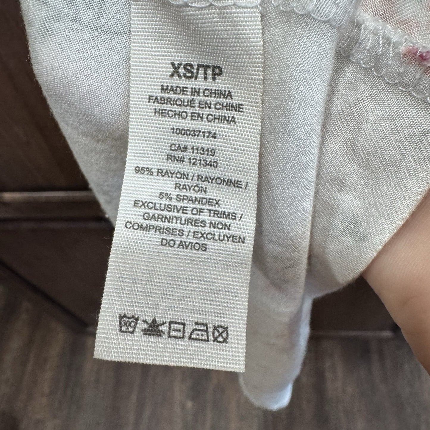 Garage Women’s Floral Mini Dress Romper XS White Pink Yellow Spaghetti Strap