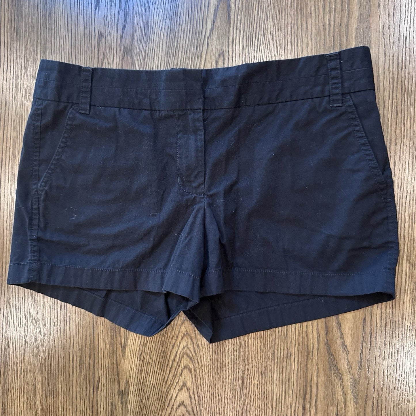 J.Crew Broken-In Chino Shorts Size 6 Navy Blue 100% Cotton Women’s Classic
