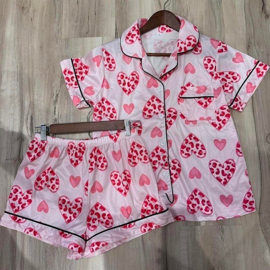 New Valentines Day pajama set size SMALL