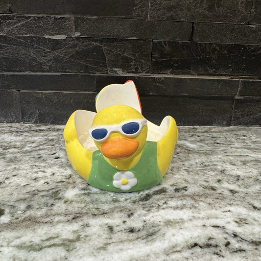 Retro Mother Browns ceramic swimming duck canisterCoyne's & Company Vintage 1999