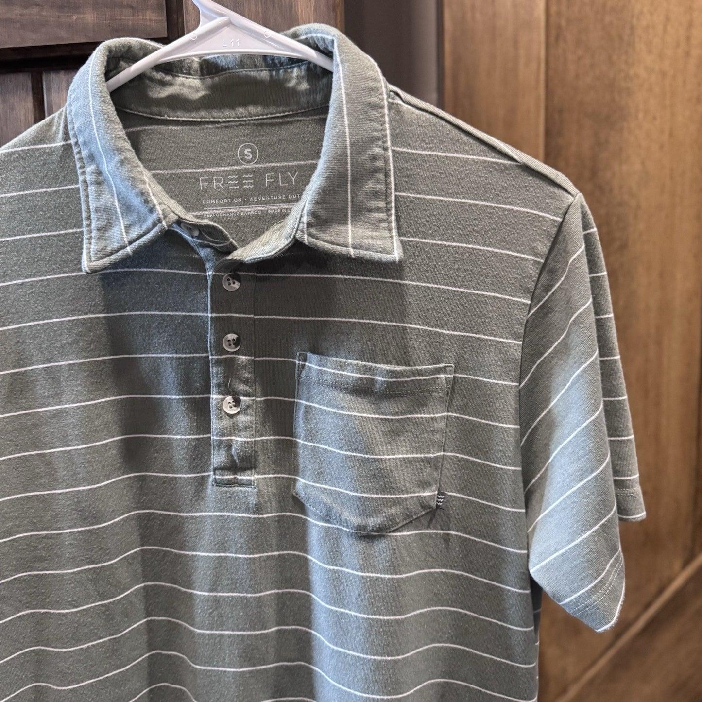 Free Fly Men’s Polo set of 2 size Small Performance Bamboo LOT