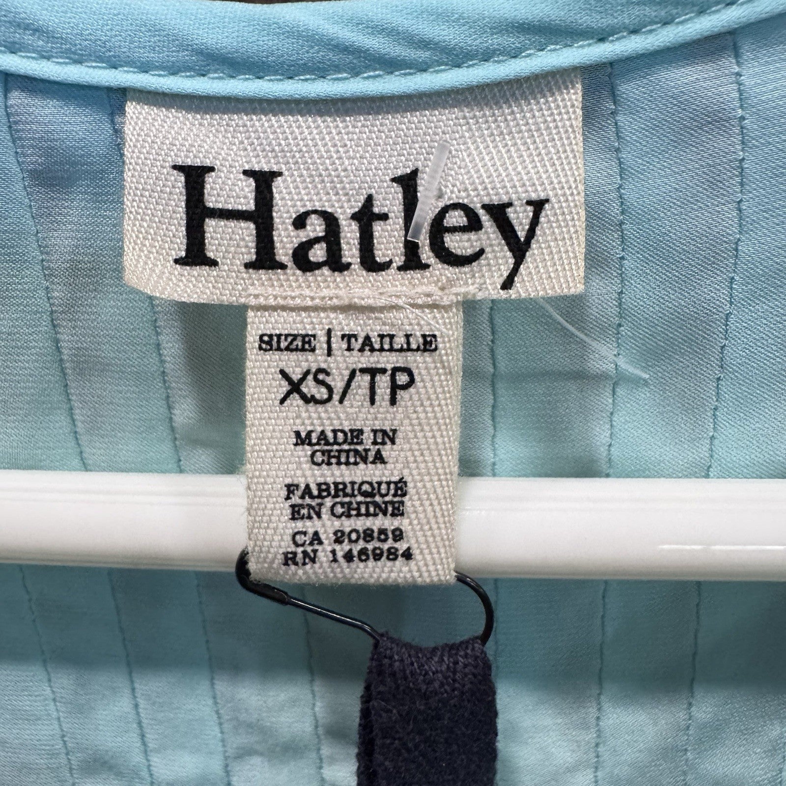 Hatley Clara Blouse Aqua Sarchi Tassel Embroidered Top XS NWT Boho Festival Chic