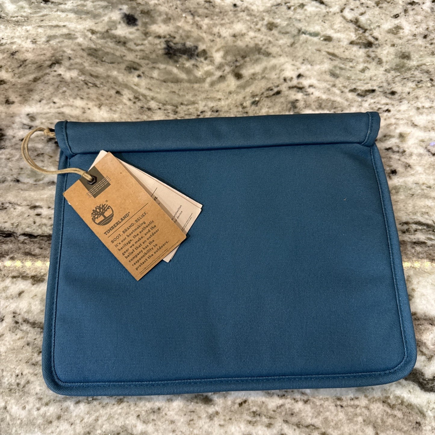 Timberland Natick Blue Water Resistant Unisex Laptop Sleeve J0809-494 NEW