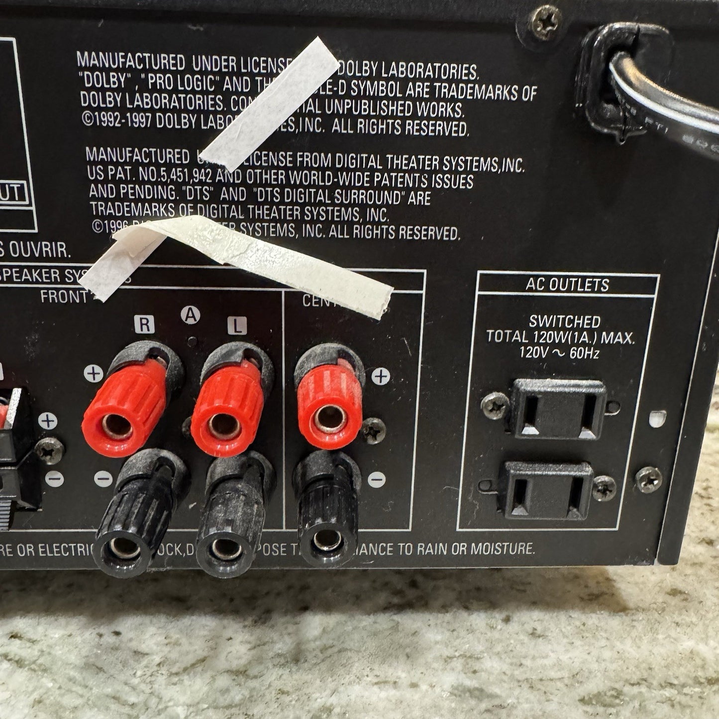 Vintage Denon AVR-1601 Precision Audio Component/AV Surround Receiver