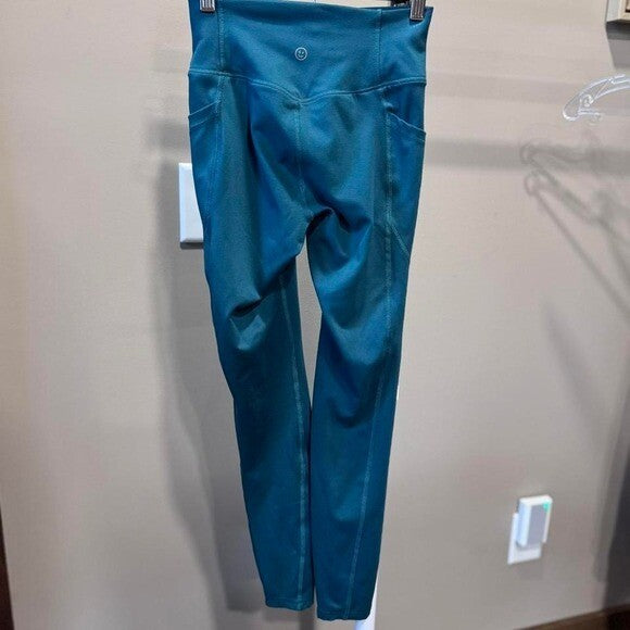 Teal Gilly Hicks size small leggings Hollister