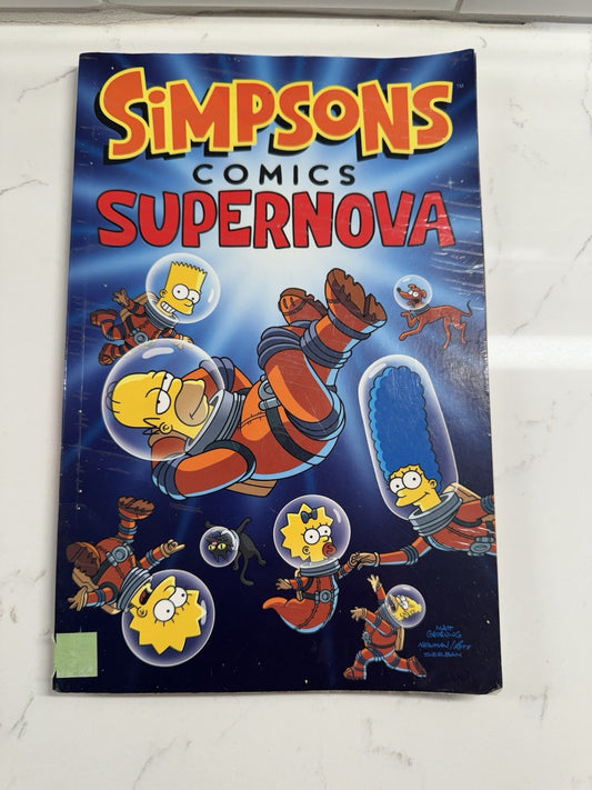 Rare, Vintage Simpsons Comics Supernova  Paperback By Groening, Matt - VERY GOOD