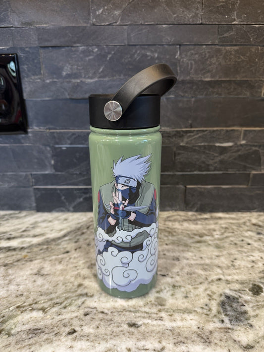 NARUTO KAKASHI 17 OZ. STAINLESS STEEL WATER BOTTLE VINTAGE