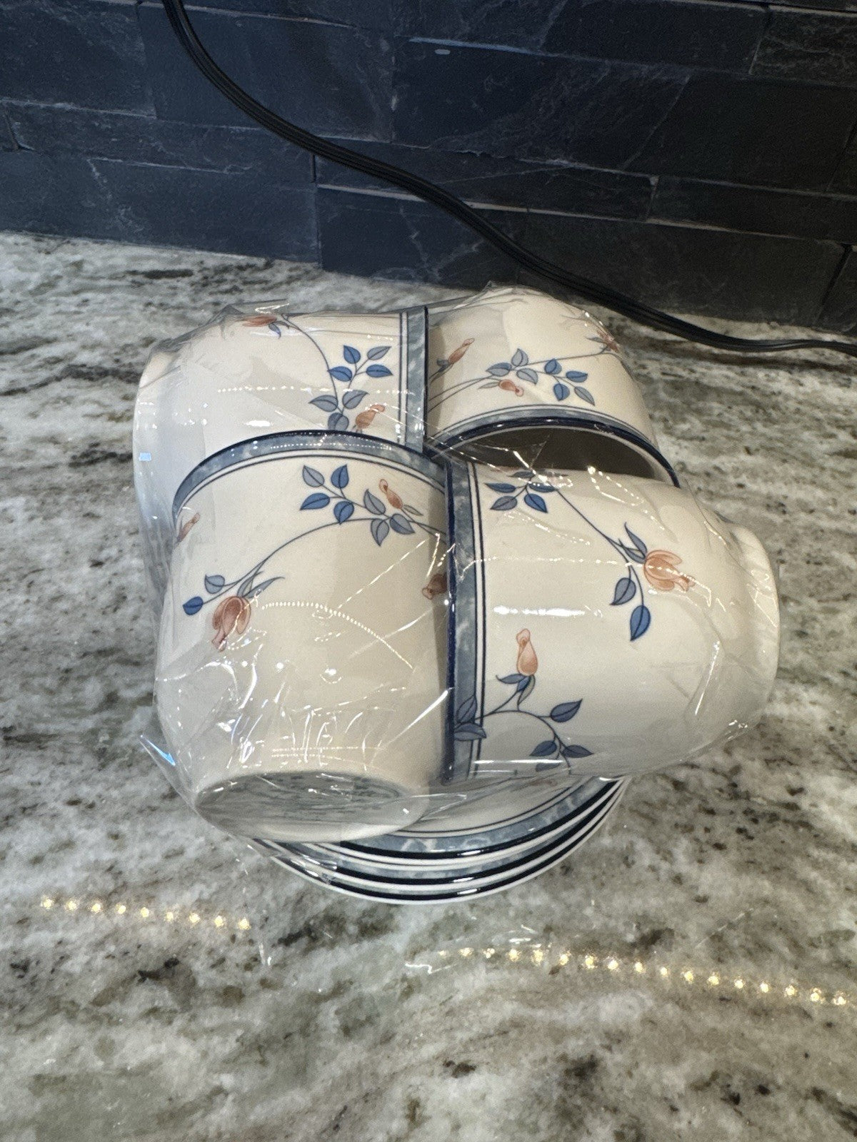 NORITAKE KELTCRAFT ~ EASTFAIR ~ Ironstone Cup & Saucer Made In Ireland Set Of 4