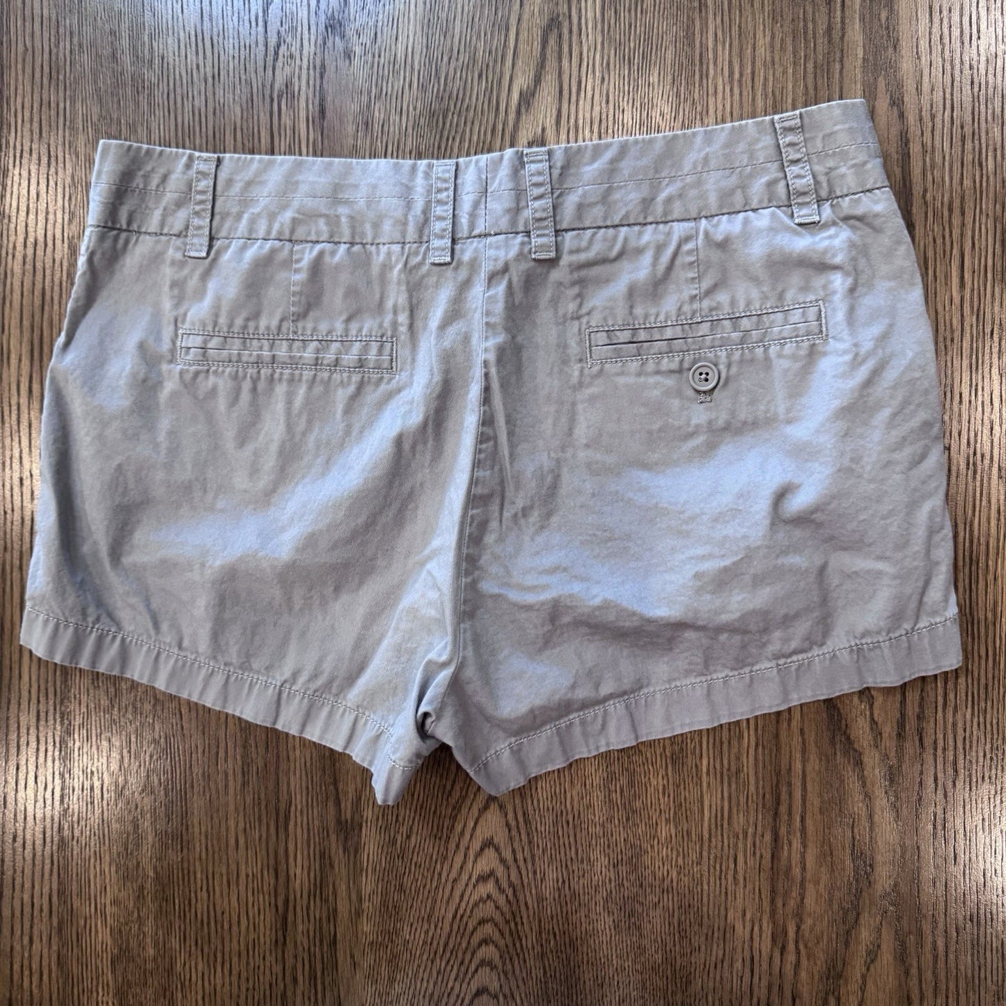 J.Crew Women’s Chino Broken-In Shorts Size 10 Blue/grey 100% Cotton Casual