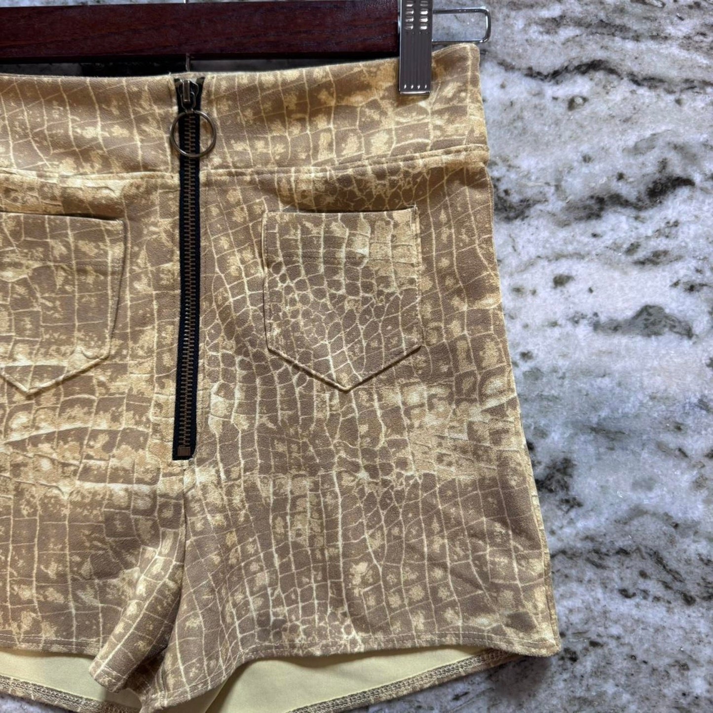 Urban Outfitters Urban Snakeskin Shorts size XSmall