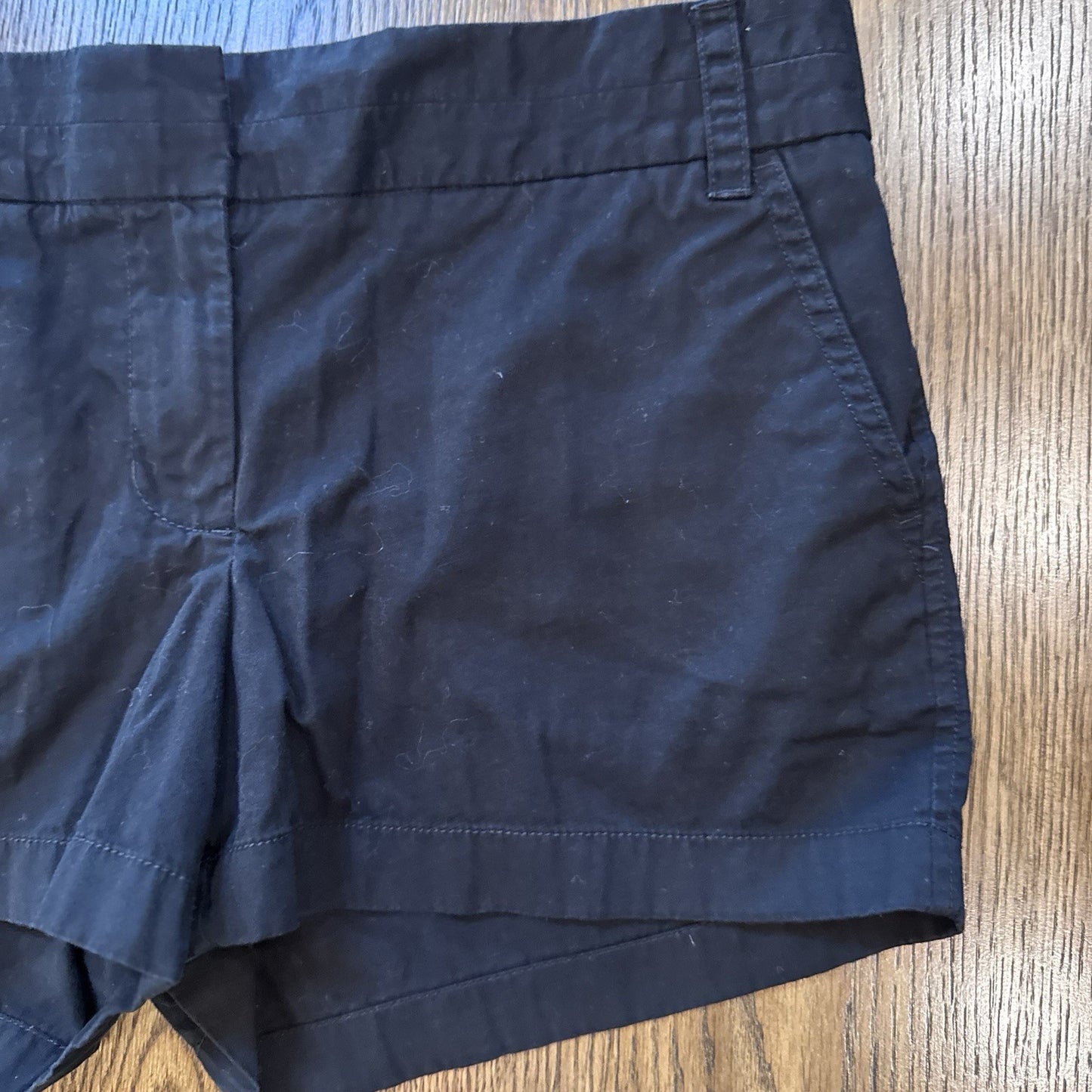 J.Crew Broken-In Chino Shorts Size 6 Navy Blue 100% Cotton Women’s Classic
