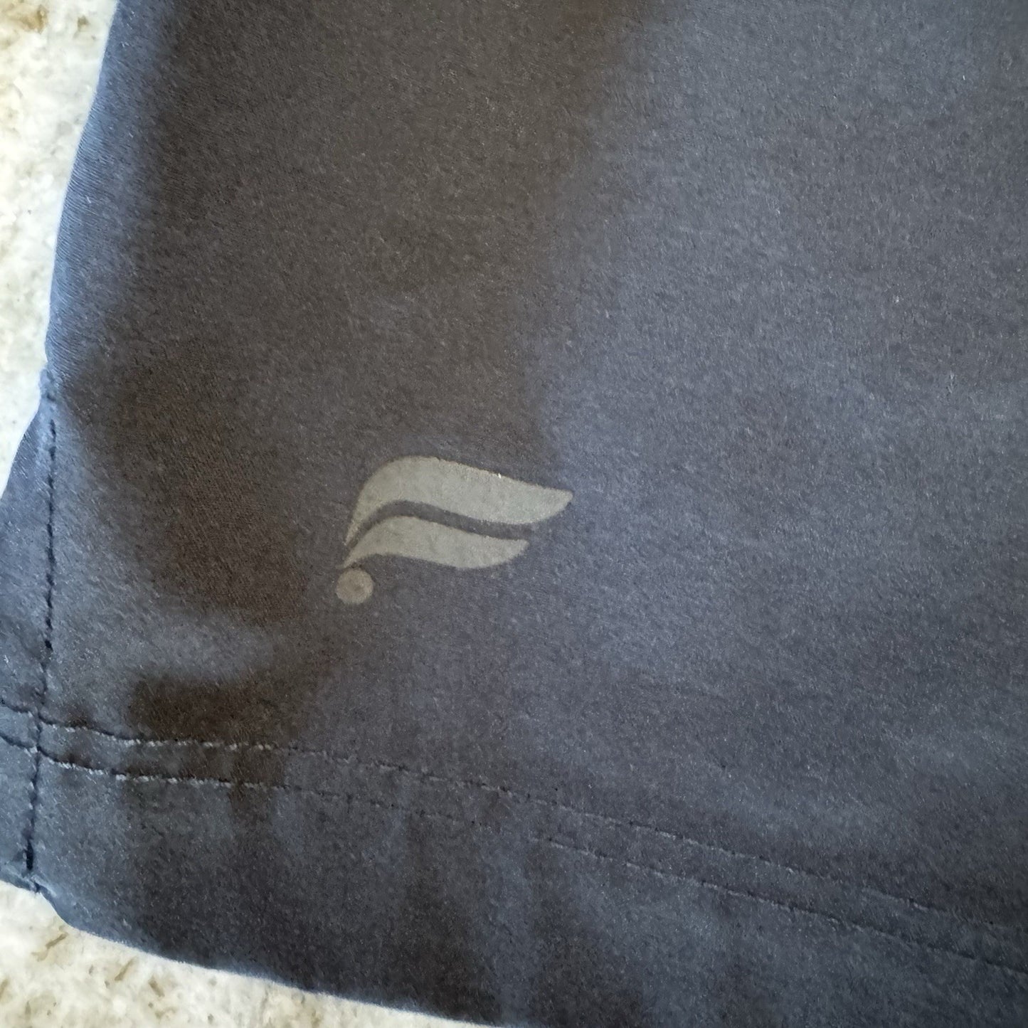 Fabletics The Fundamental Shorts Performance Blue Brief Lined Mens XS  9" Inseam