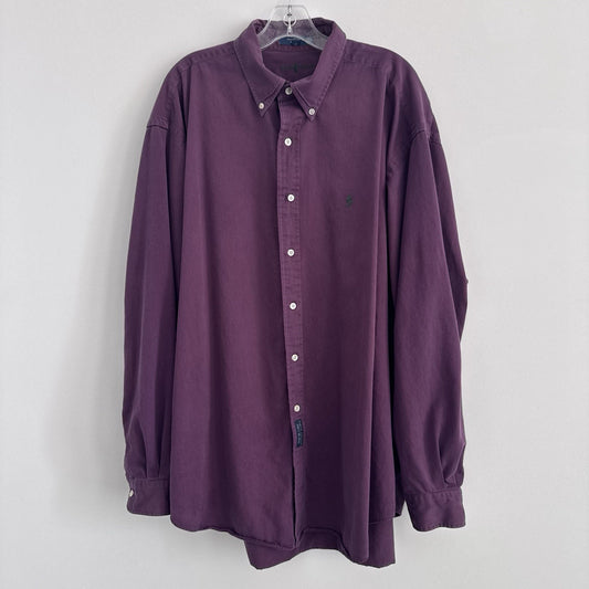 Polo Ralph Lauren LT Purple Button Down Shirt Cotton Classic Fit