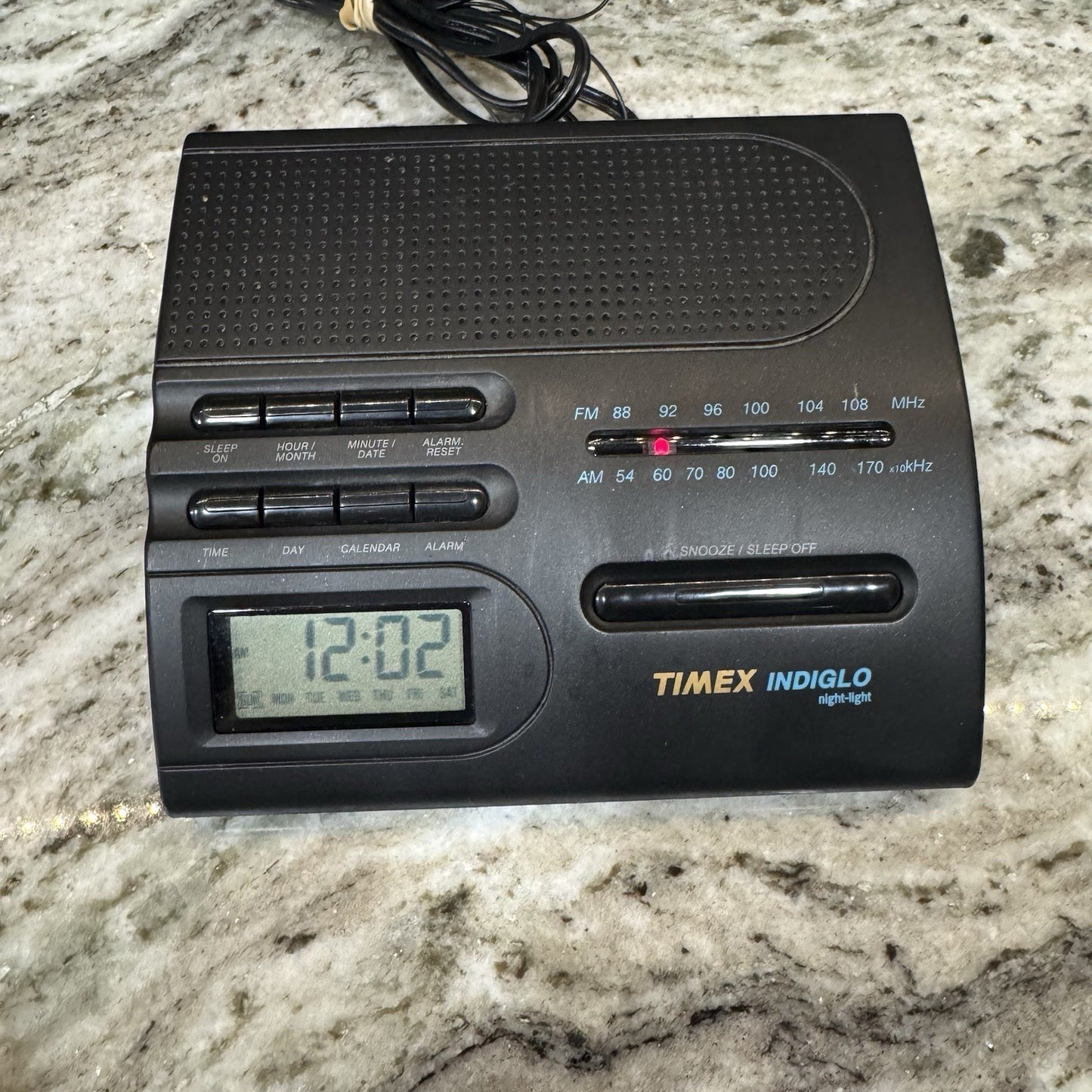 TIMEX Indiglo Alarm Clock T422B FREE SHIPPING WORKS Tested