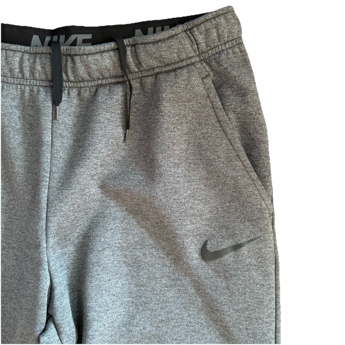 Nike Men’s Gray Fleece Jogger Pants Size Large | Style 932253-071 | Drawstring