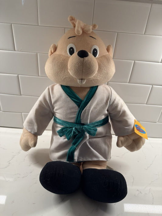 Rare Vintage Alvin and the Chipmunks Karate Simon Plush 15” Stuffed Toy Network