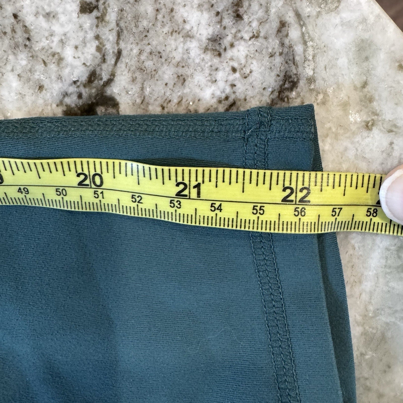 Fabletics High Waisted Seamless Mesh Legging Green Size Small.