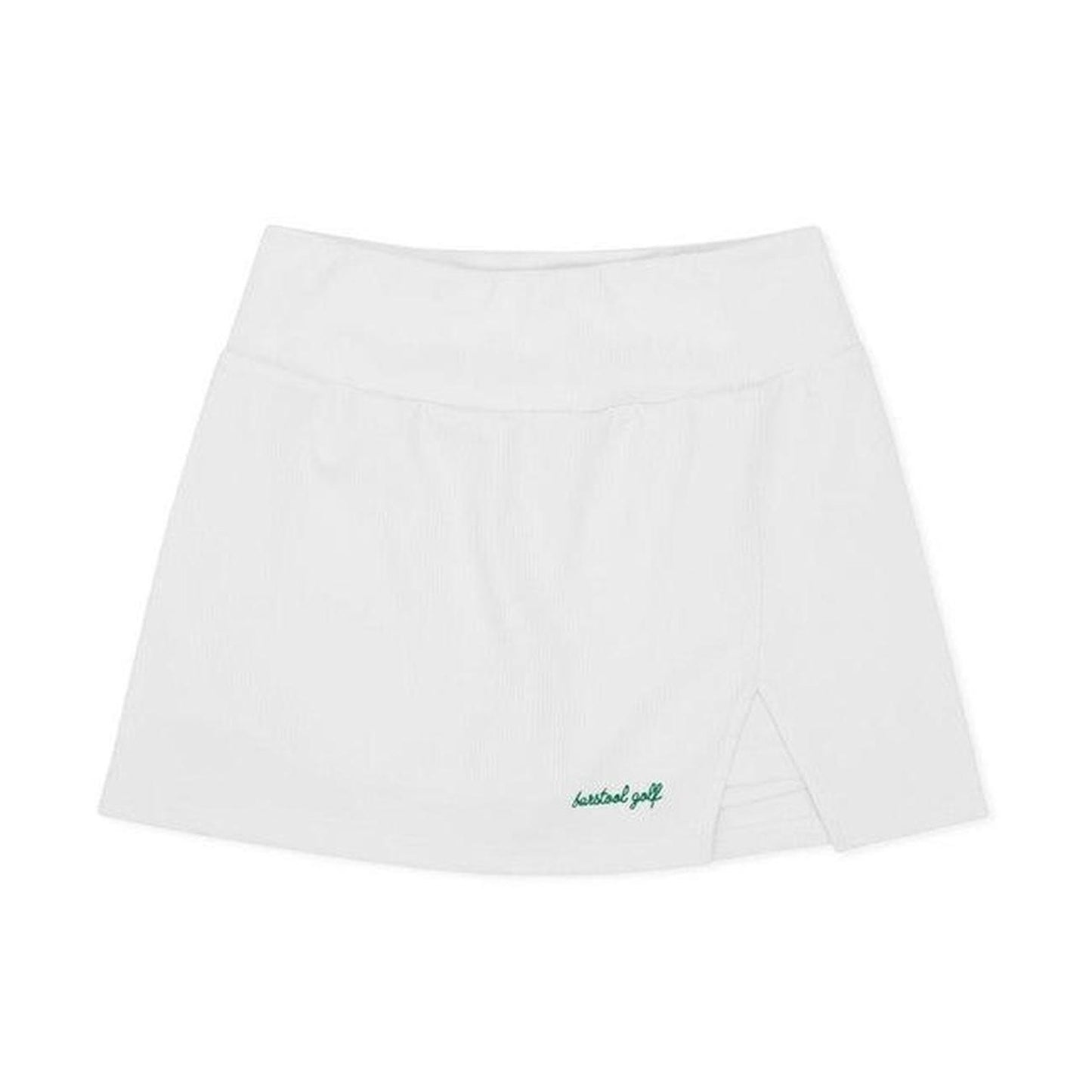Barstool sports golf white ribbed skort XL