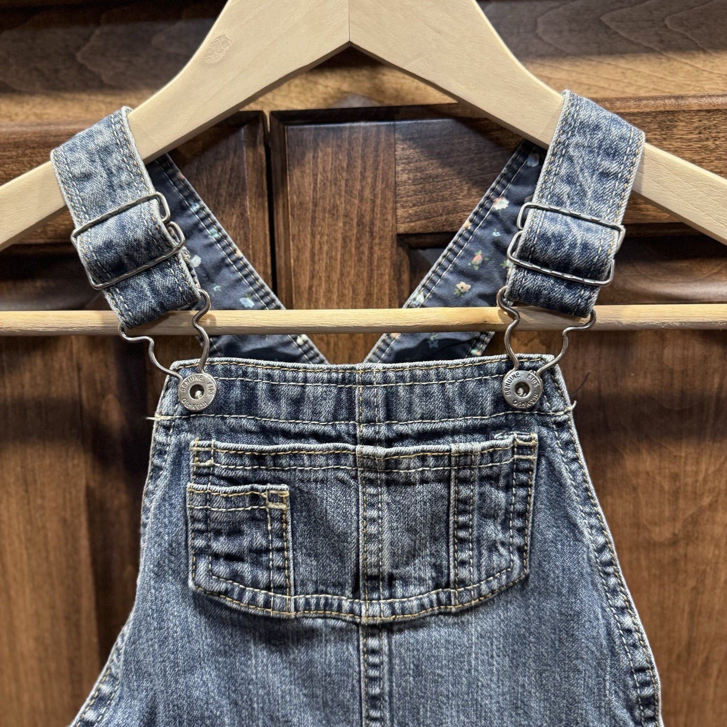 VTG Genuine Kids from OshKosh Boys Denim Overalls Size 2t Blue Jean Vintage