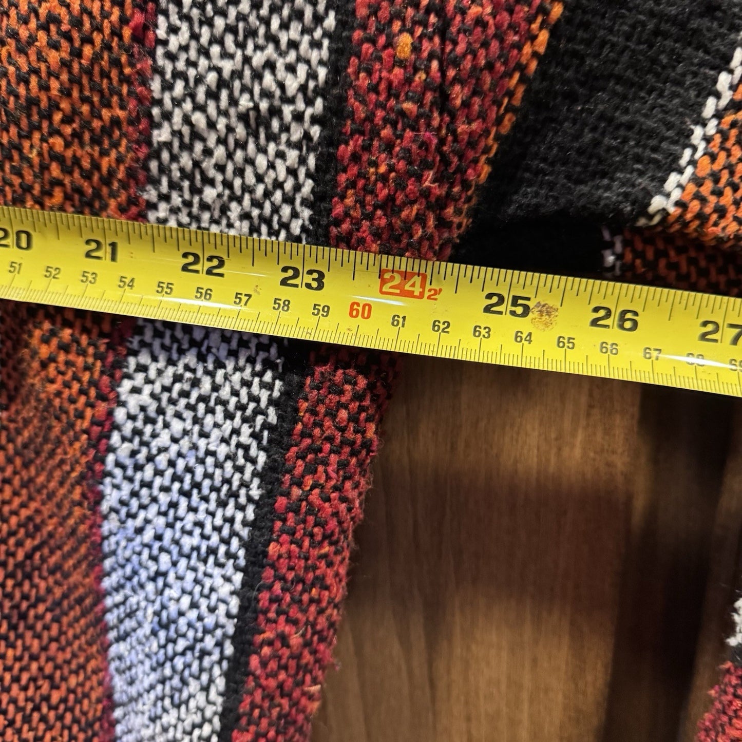 Earthbound Trading Co Baja Hoodie Large Multicolor Woven Pullover Boho Surf