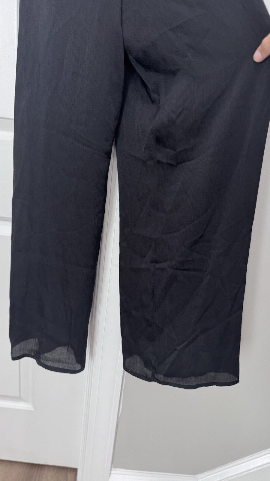 Wild Fable Black Sleeveless Wide Leg Jumpsuit NWT Women’s XXS Adjustable Straps