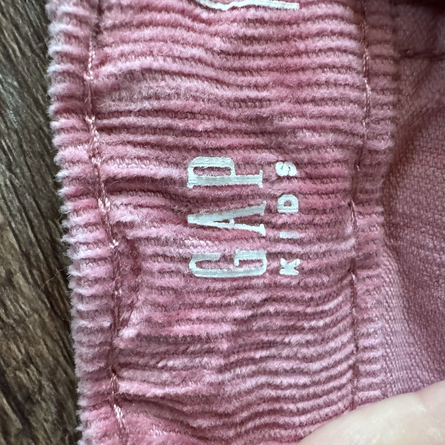 GAP Kids Girls Pink Corduroy Pants Size 10 High Rise 70s Flare Stretch Y2K Vibe