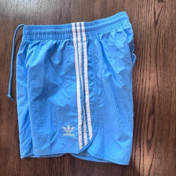 NWT XXL Adidas Originals Sprinter Shorts Blue Men's Trefoil 3-Stripes