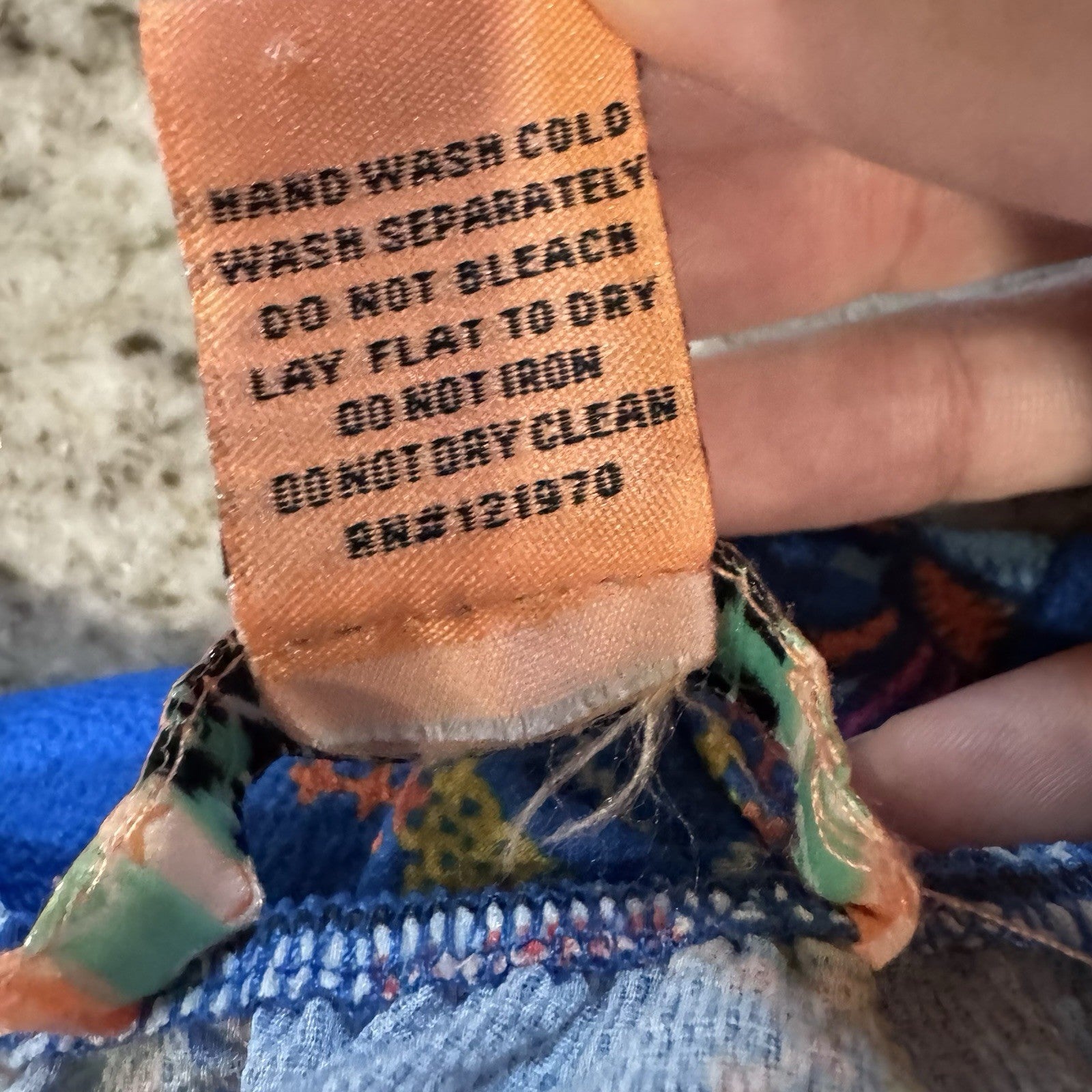 Flying Tomato Halter Maxi Dress Small Boho Festival Aztec Print Blue Pink Tribal