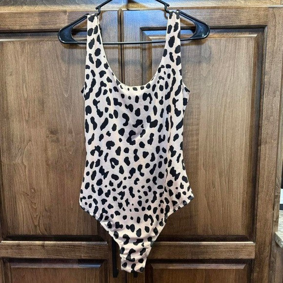 Princess Polly Leopard Print Bodysuit Size 10 US | Animal Print One Piece