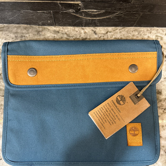 Timberland Natick Blue Water Resistant Unisex Laptop Sleeve J0809-494 NEW