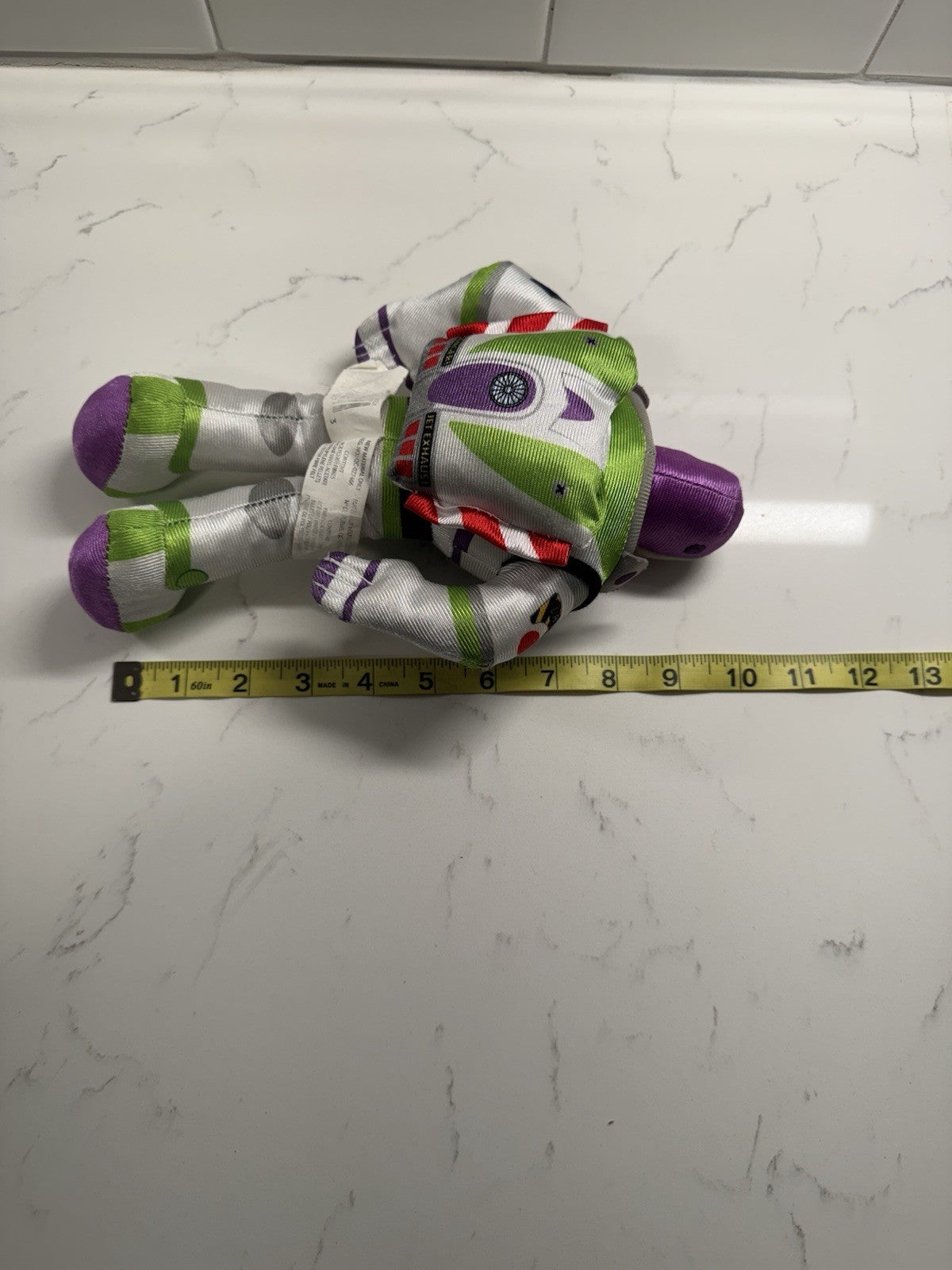 Toy Story  Buzz Lightyear 10" Plush Doll Toy Disney Pixar embroidered face VTG