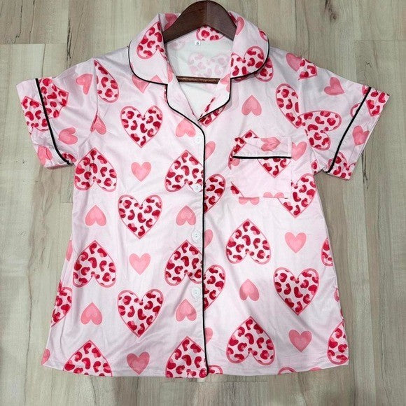 New Valentines Day pajama set size SMALL