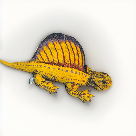 VTG Applause Determined Productions Dimetrodon Dinosaur Plush Stuffed 16” 1992