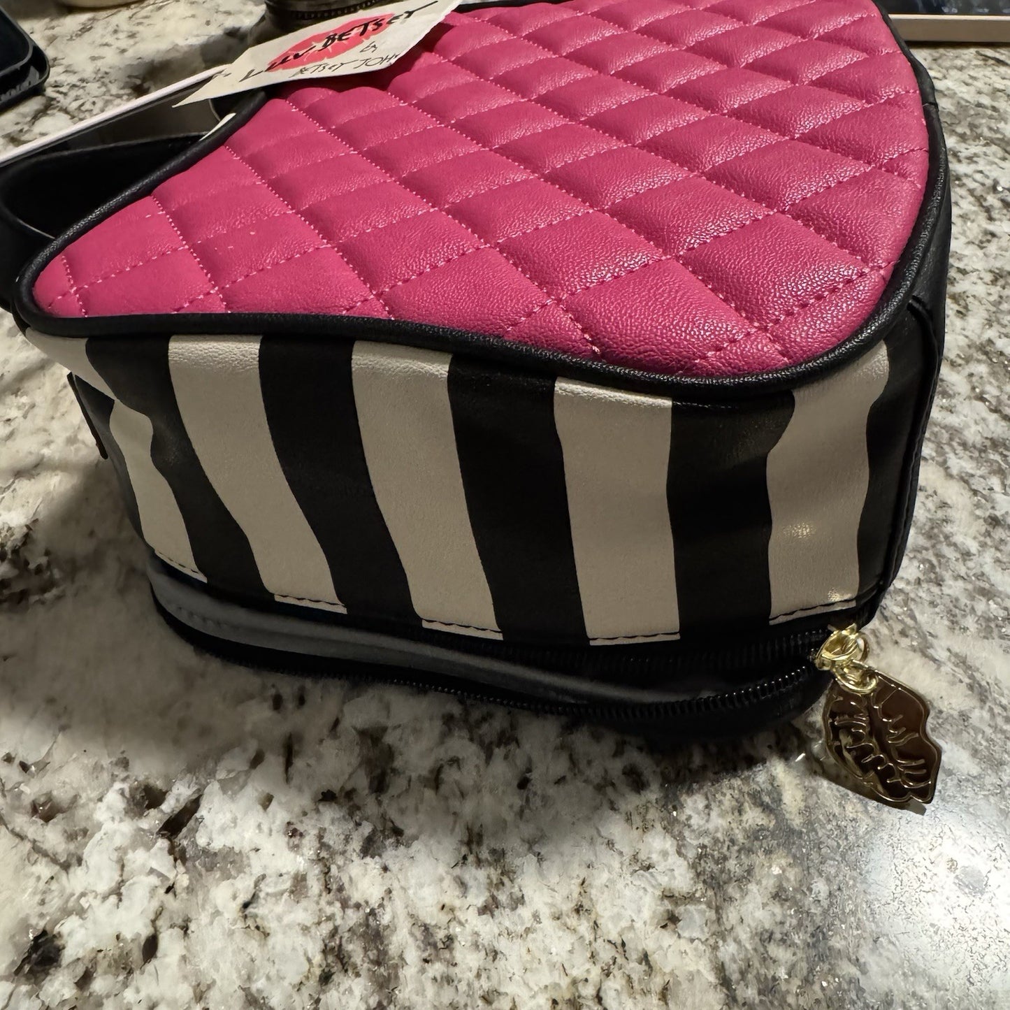 Betsey Johnson Insulated Lunch Bag Cat Happy Face Lunch Tote