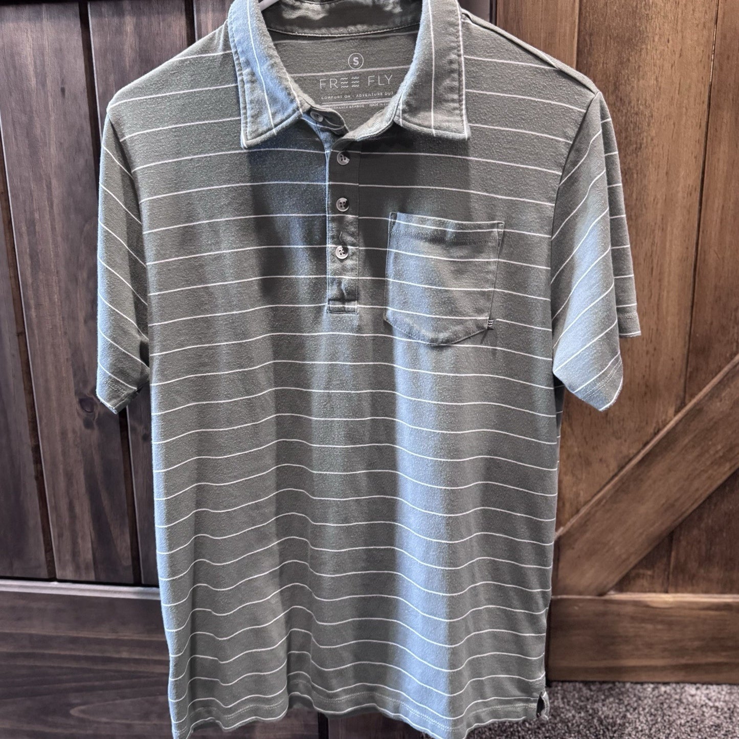 Free Fly Men’s Polo set of 2 size Small Performance Bamboo LOT