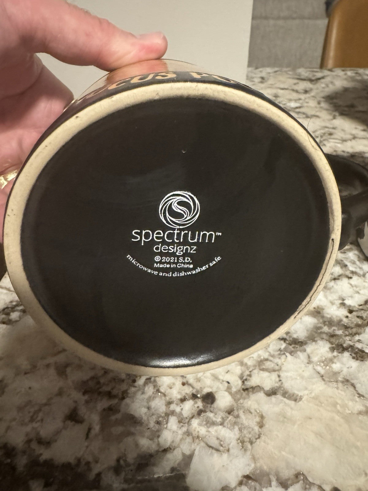 It’s just A Bunch Of Hocus Pocus Black Coffee Mug Vintage Excellent