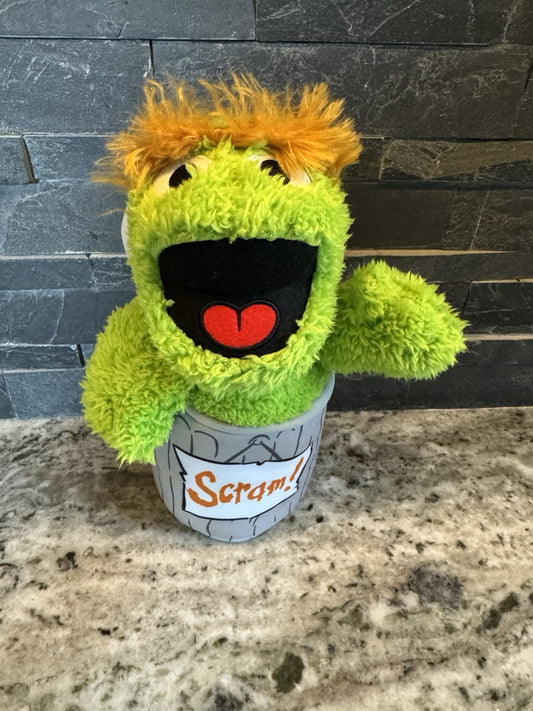 Sesame Street Oscar The Grouch Plush Stuffed Toy 10" Plushie Kohls Cares