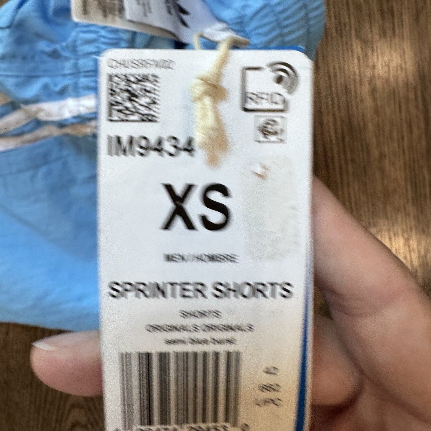 NWT XSmall Adidas Originals Sprinter Shorts Blue Men’s Trefoil 3-Stripes