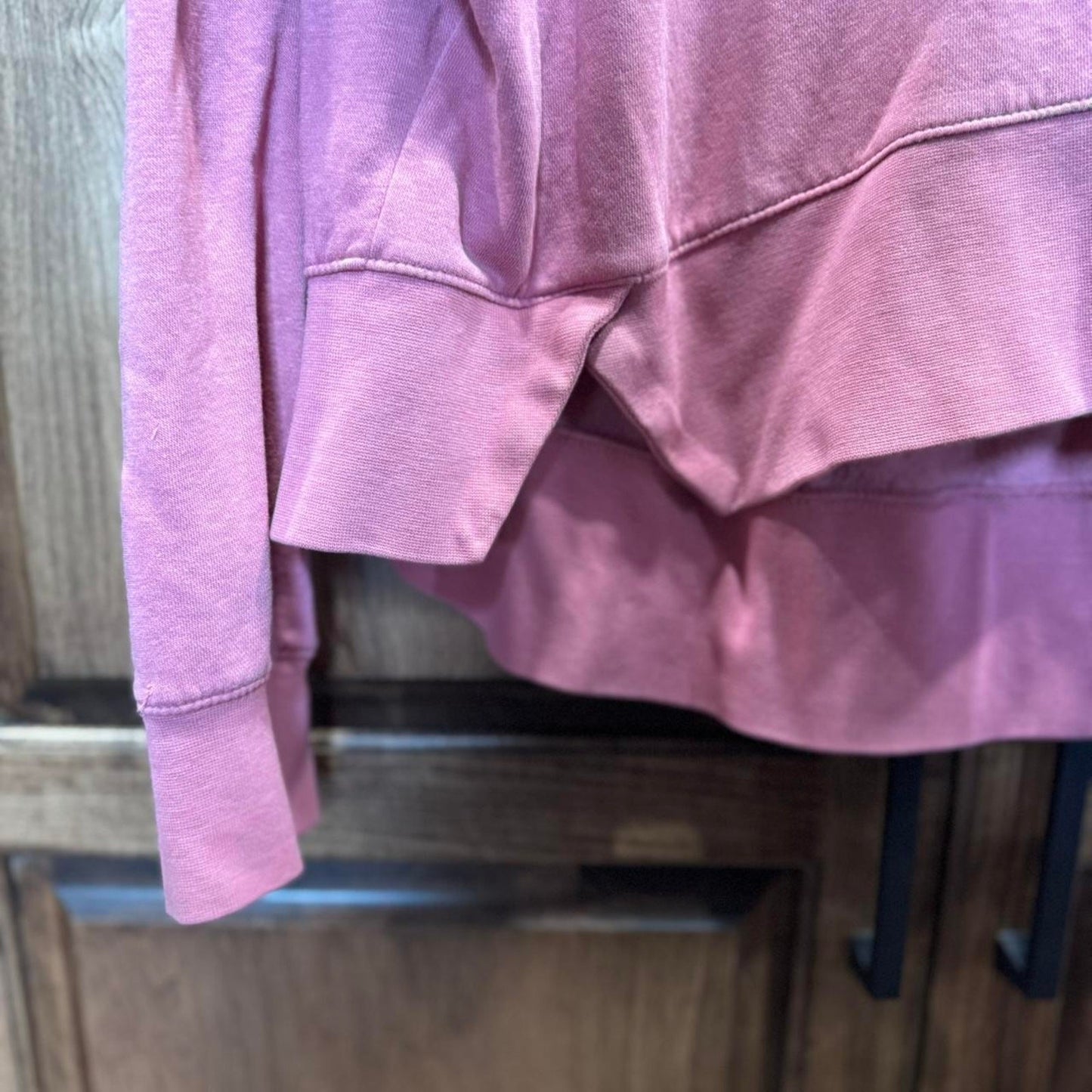 Nike Club Fleece Crew Pullover Sweatshirt Rose Pink Oversized cropped Women’s S