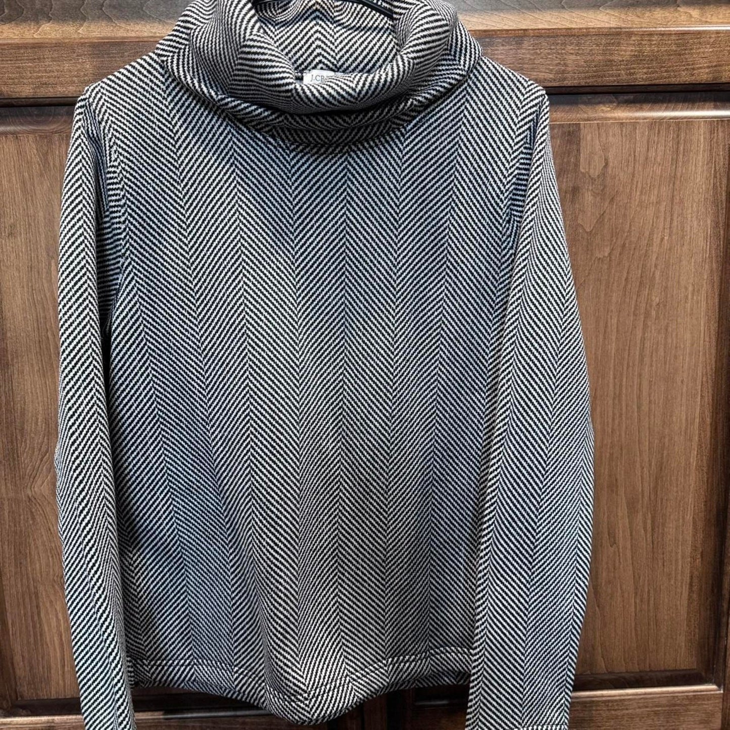 J.Crew Size Medium Long-sleeve funnel neck pullover, turtleneck