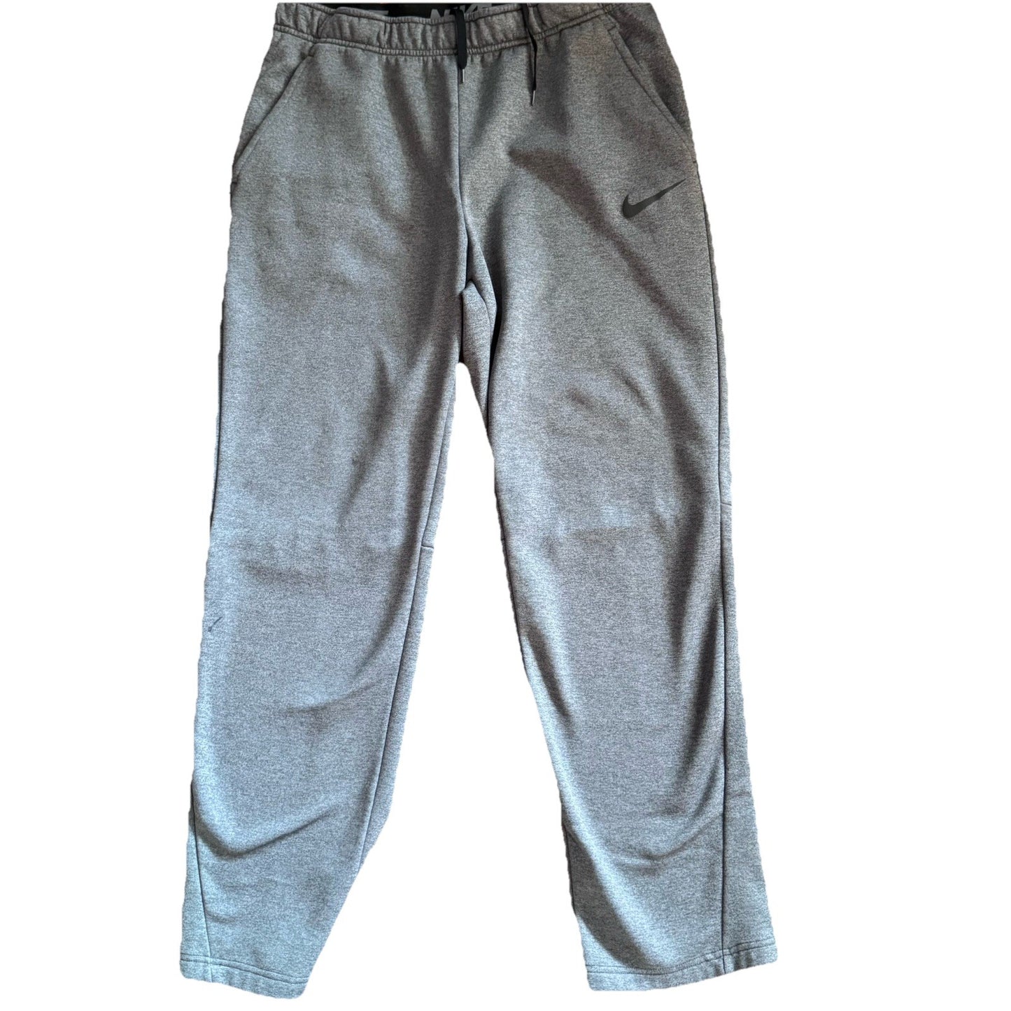 Nike Men’s Gray Fleece Jogger Pants Size Large | Style 932253-071 | Drawstring