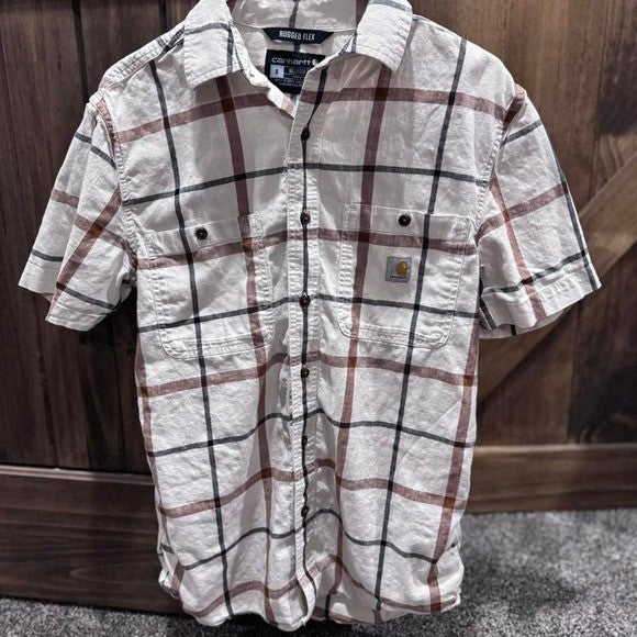 Carhartt Rugged Flex Short Sleeve Shirt - Size S (Relaxed Fit)