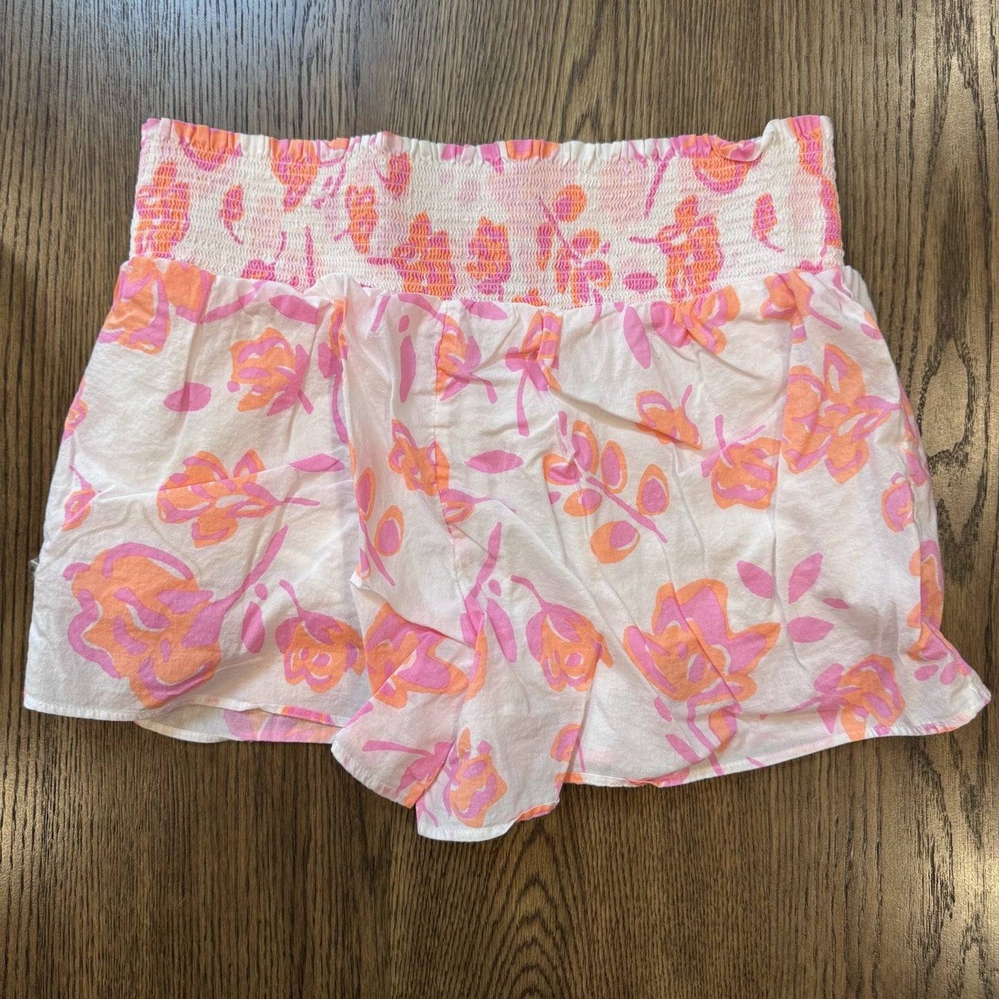 Vineyard Vines Women’s Smocked Waist Floral Shorts Size Small | 100% Cotton