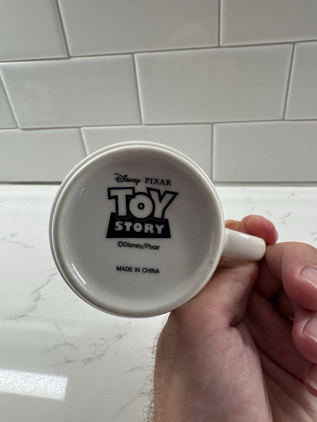 Disney Toy Story Pixar Coffee Mug Birthday Balloons Vintage